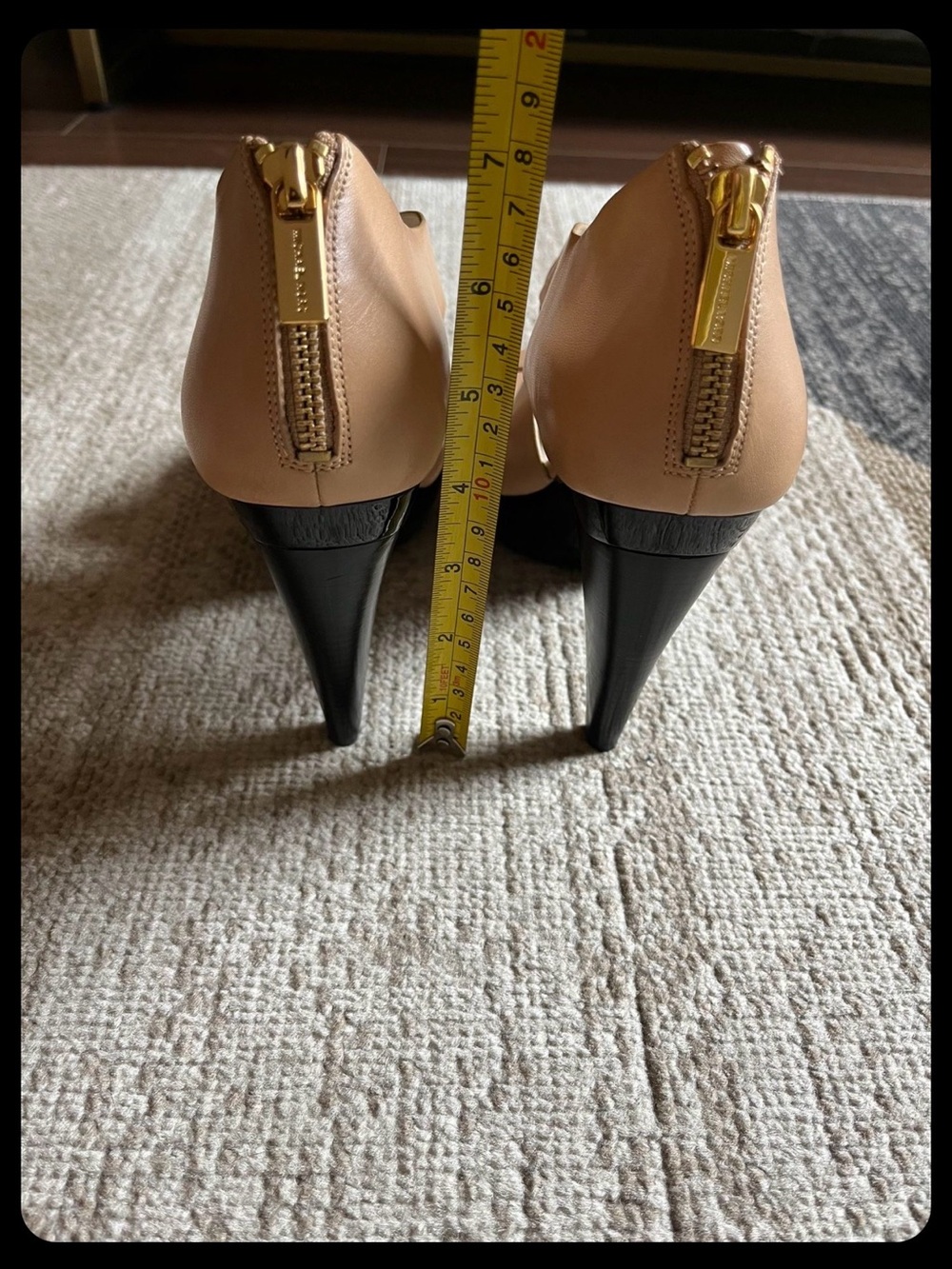 Michael Kors Nude Strappy High Heel Sandals- Size 8 - Picture 4 of 6